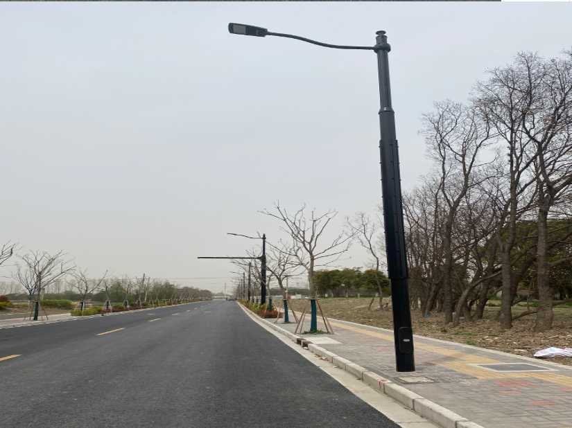 老城区上海综合杆 太阳能路灯工程